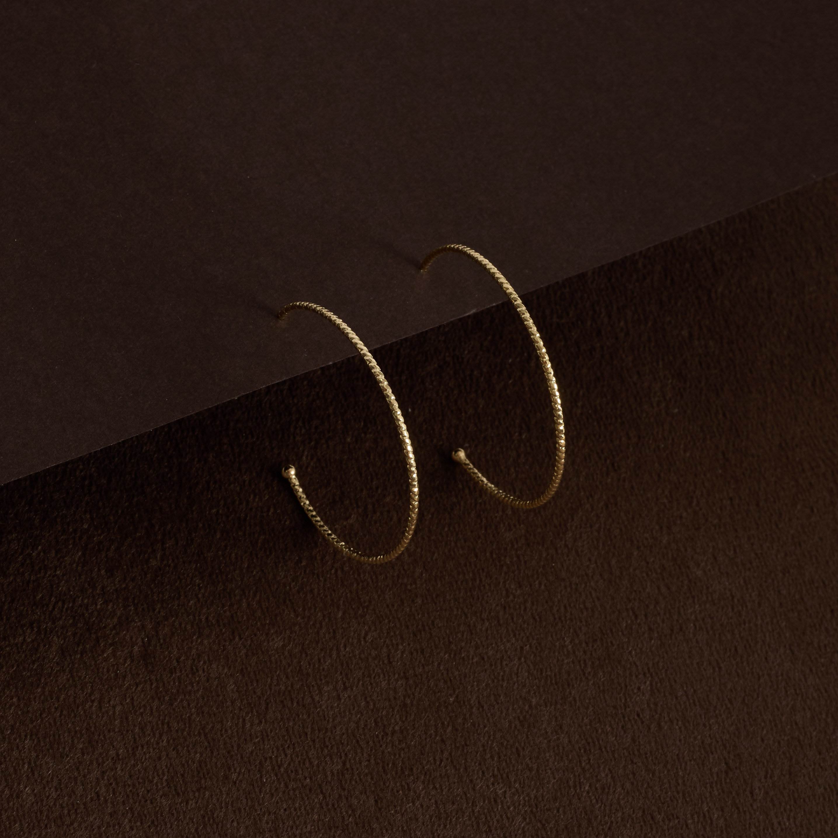 Argola redonda riscada 35mm tarraxa