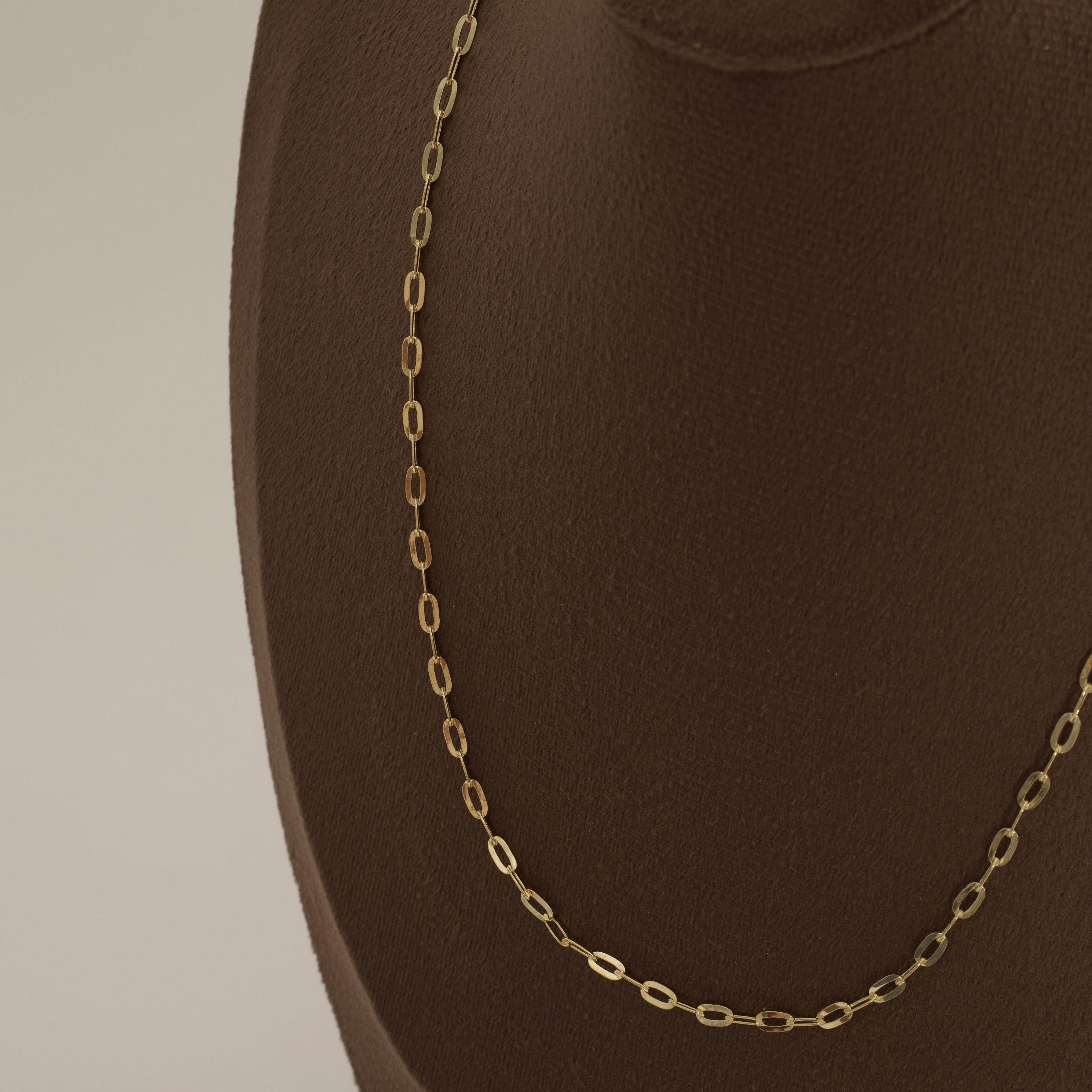 Corrente cadeado 2.6mm 45cm com alongadora